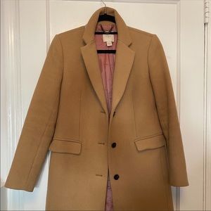JCREW camel coat - a classic!